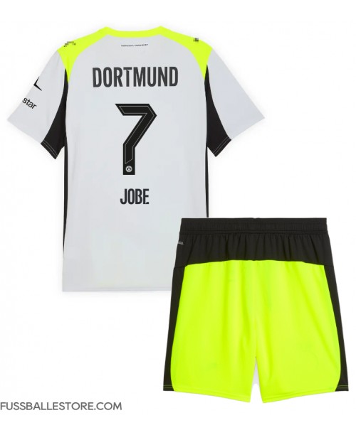 Günstige Borussia Dortmund Jobe Bellingham #7 Auswärts Trikotsatzt Kinder 2025-26 Kurzarm (+ Kurze Hosen) Günstige Borussia Dortmund Jobe Bellingham #7 Auswärts Trikotsatzt Kinder 2025-26 Kurzarm (+ Kurze Hosen)